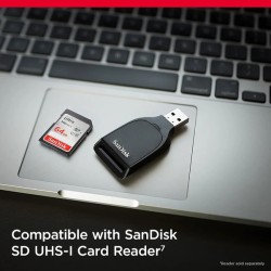 SANDISK 64GB Ultra SD Card, Up to 140MB/s Read Speeds, UHS-I